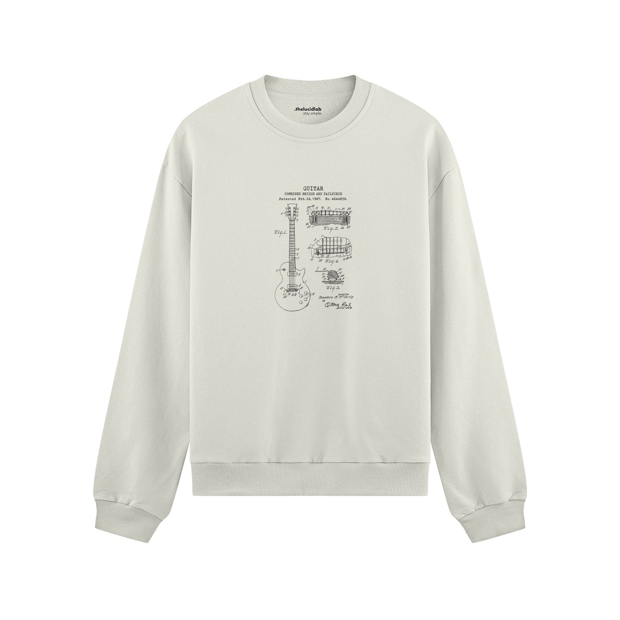 Gibson Les Paul Gitar Oversize Sweatshirt