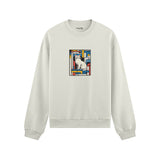 Bauhaus Cat Oversize Sweatshirt