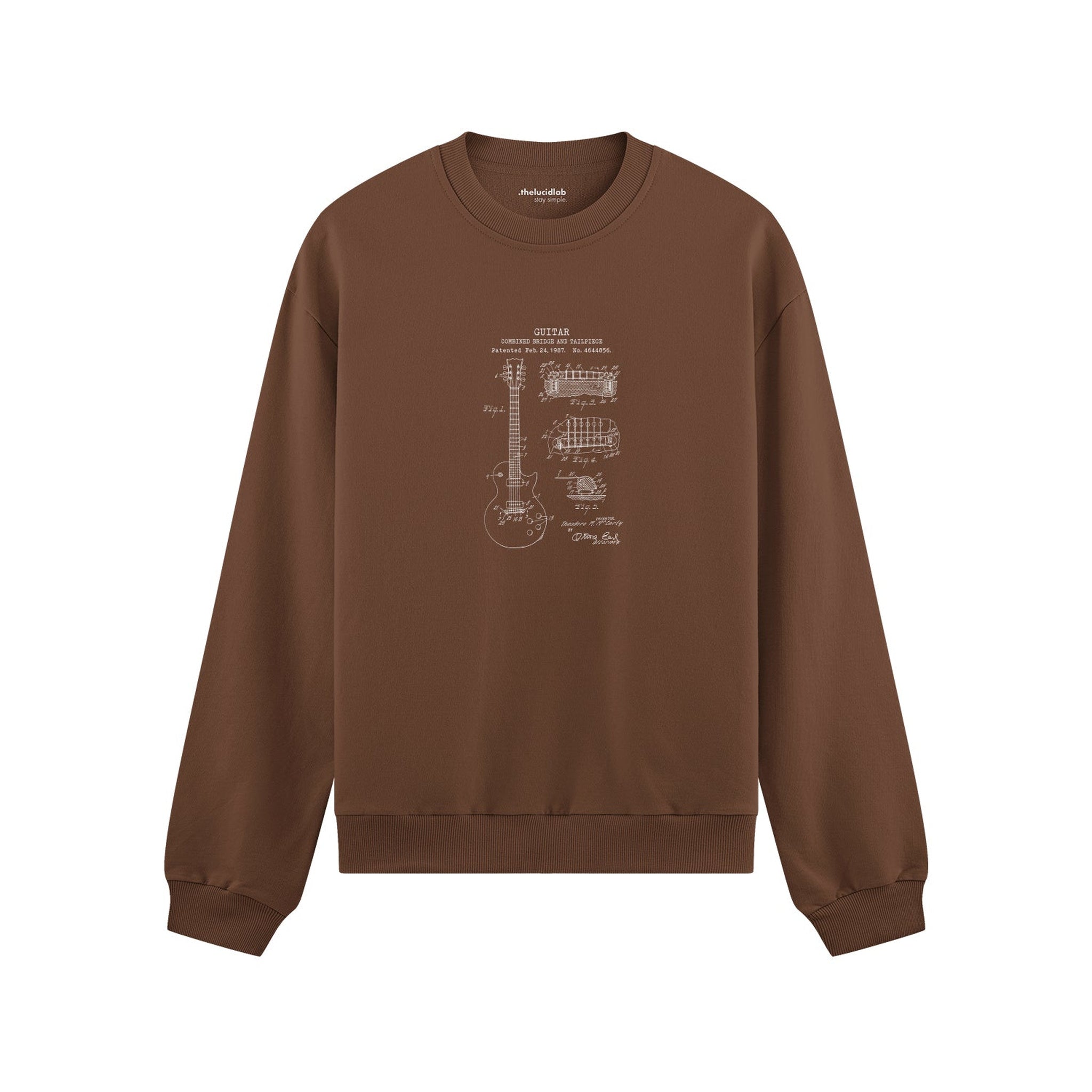 Gibson Les Paul Gitar Oversize Sweatshirt
