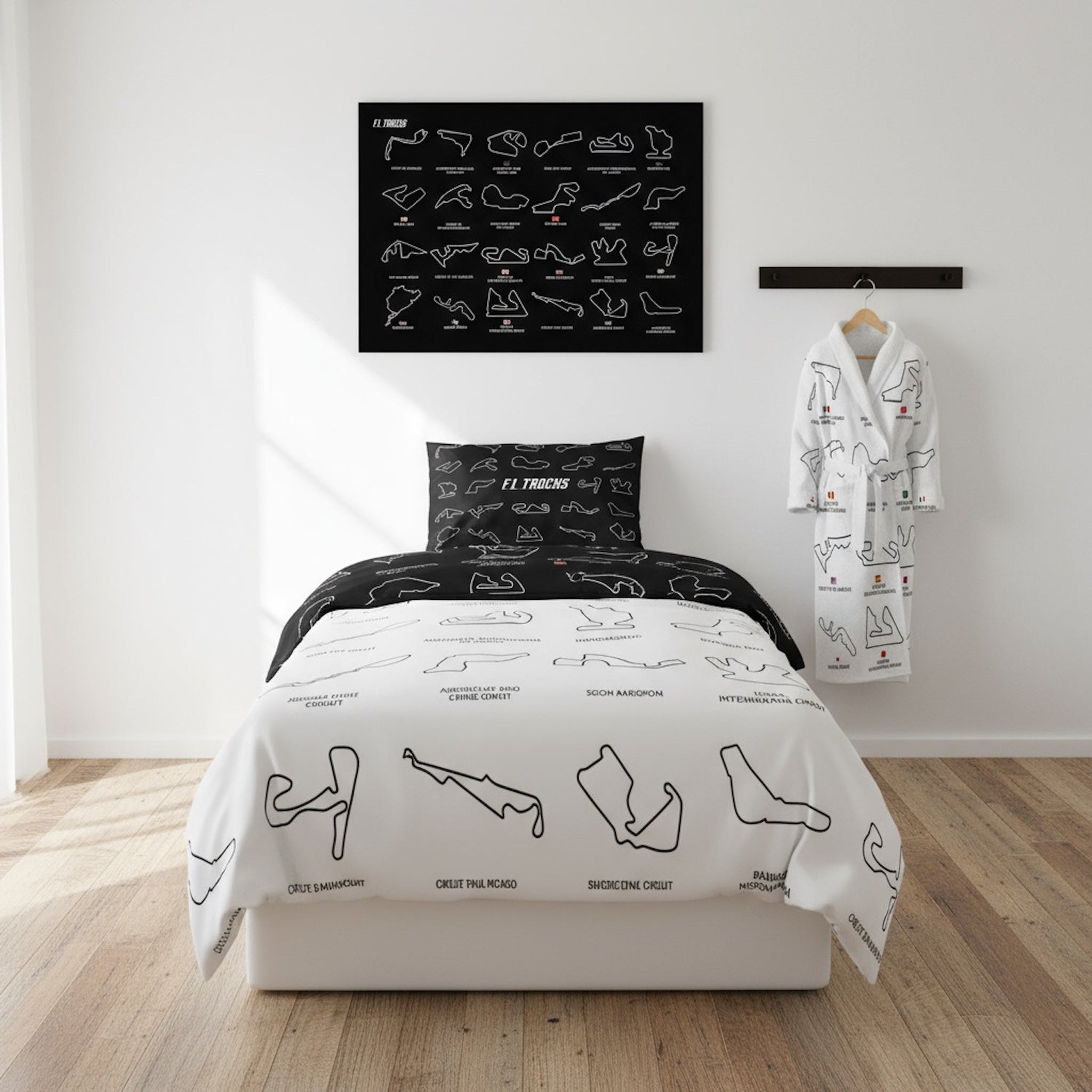 Formula 1 Premium Bundle | Bornoz | Nevresim | Kanvas