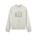 Basketball Court Oversize Sweatshirt