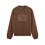 Basketball Court Oversize Sweatshirt