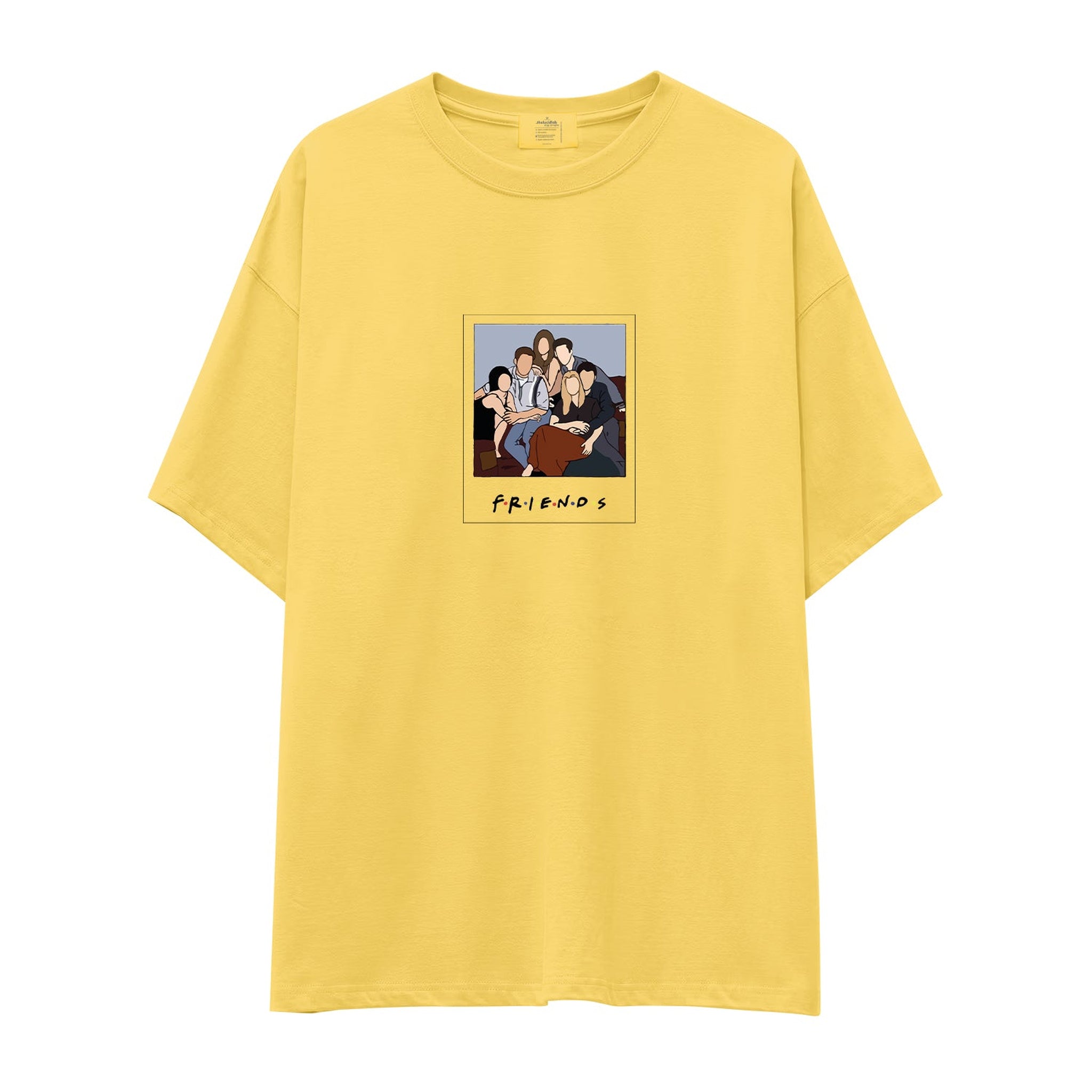 Friends Silüetli Oversize Tişört