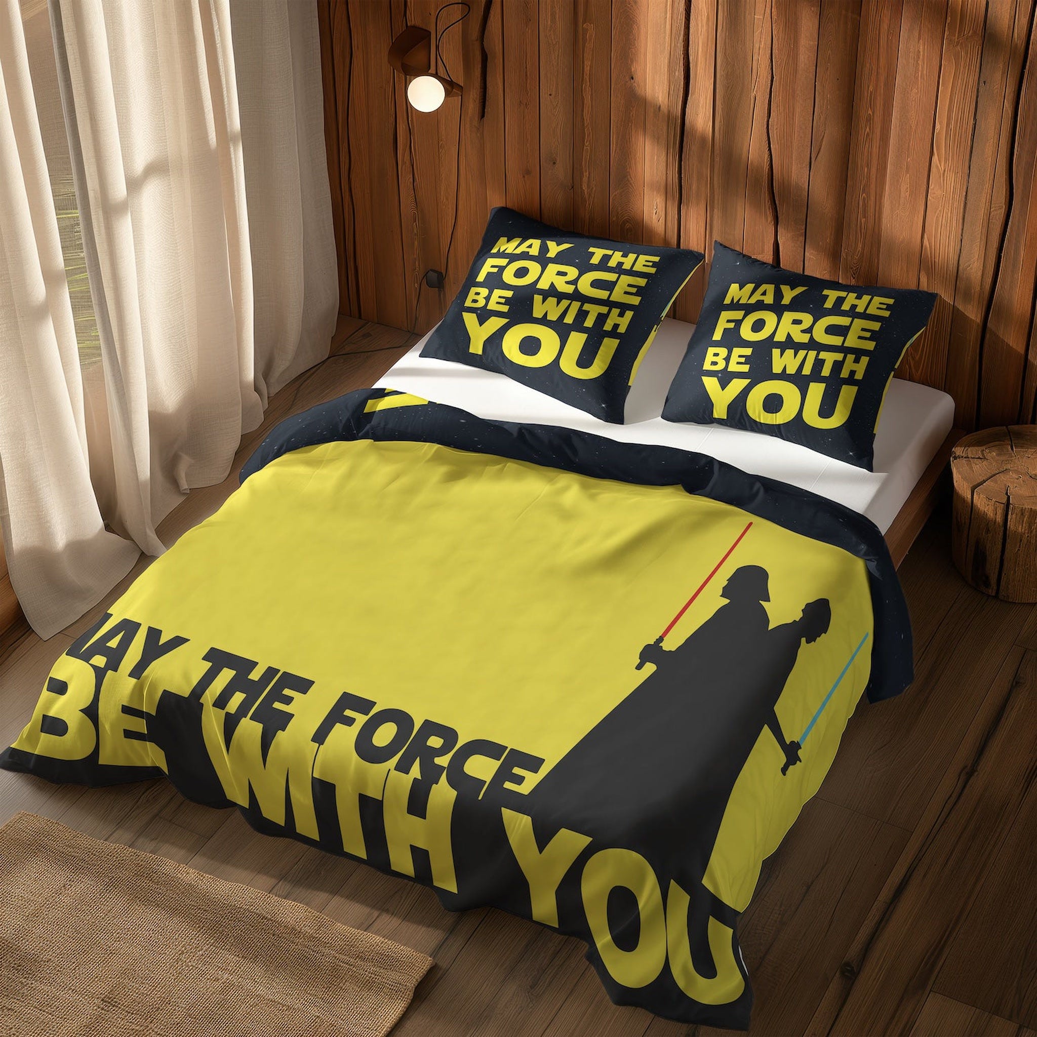 May The Force Be With You - Star Wars Çift Taraflı Nevresim Takımı