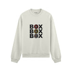 Box Box Box Oversize Sweatshirt