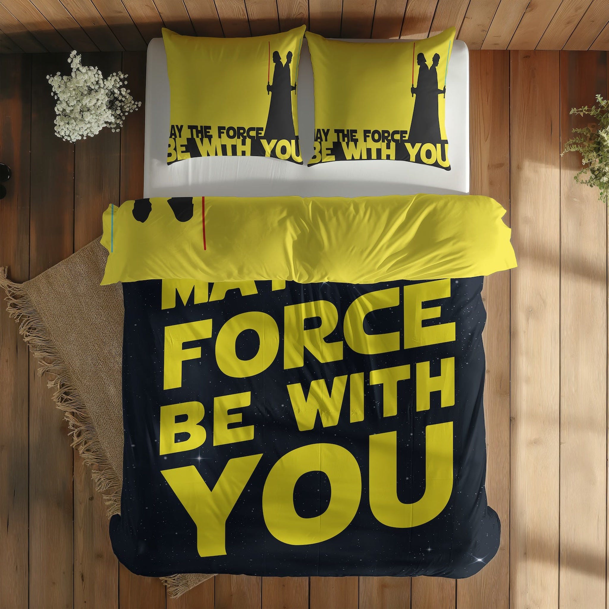 May The Force Be With You - Star Wars Çift Taraflı Nevresim Takımı