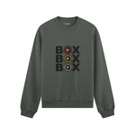 Box Box Box Oversize Sweatshirt