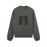 Box Box Box Oversize Sweatshirt