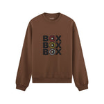 Box Box Box Oversize Sweatshirt