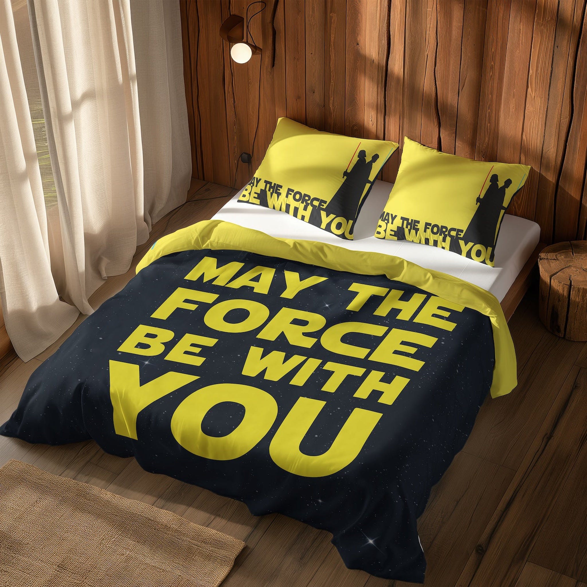 May The Force Be With You - Star Wars Çift Taraflı Nevresim Takımı