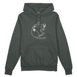 Wine Lover Cat Oversize Hoodie
