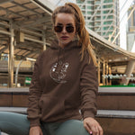 Wine Lover Cat Oversize Hoodie