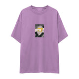 Albert Einstein / Homer Simpson Oversize Tişört