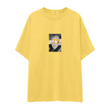 Albert Einstein / Homer Simpson Oversize Tişört