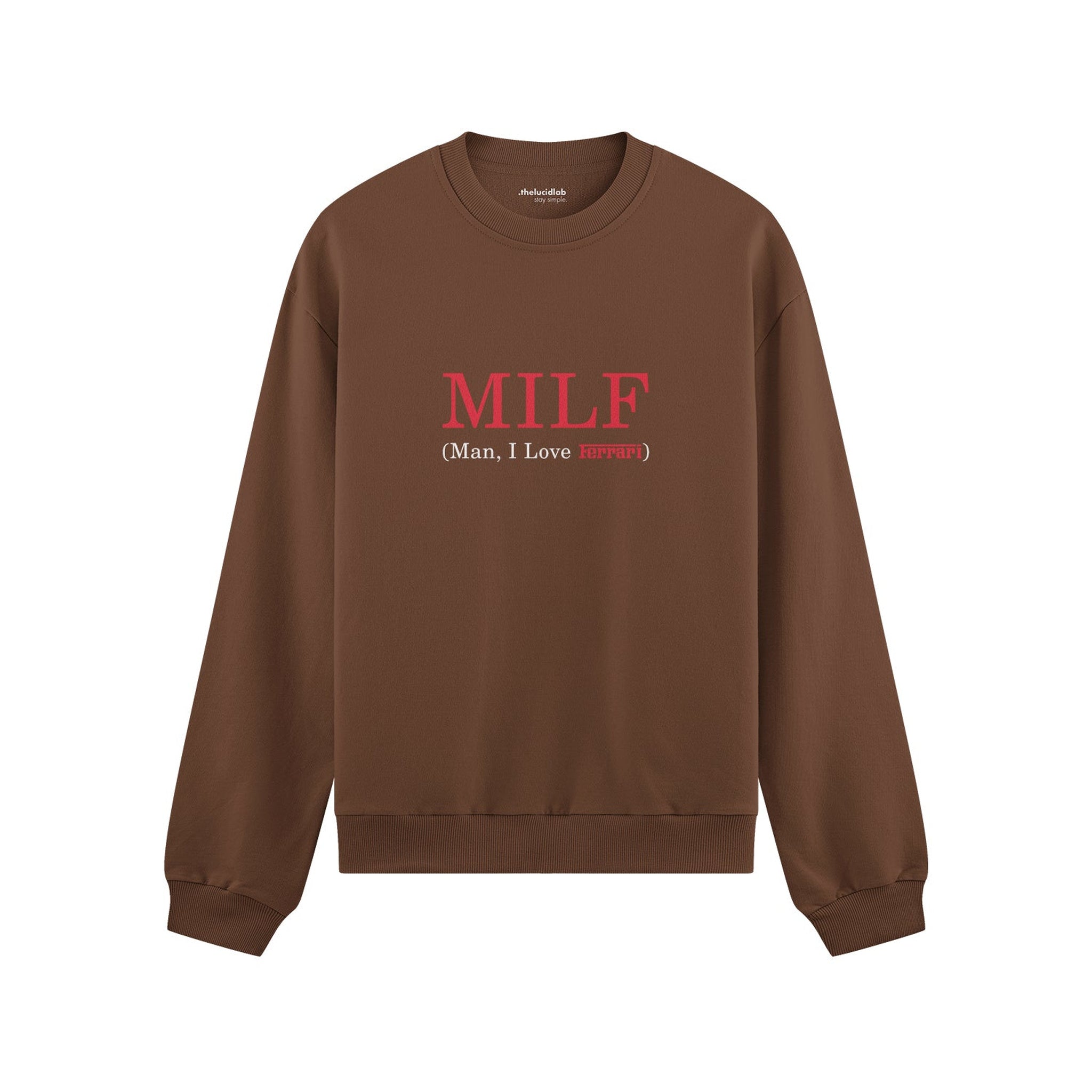 MILF / Man I Love Ferrari Oversize Sweatshirt
