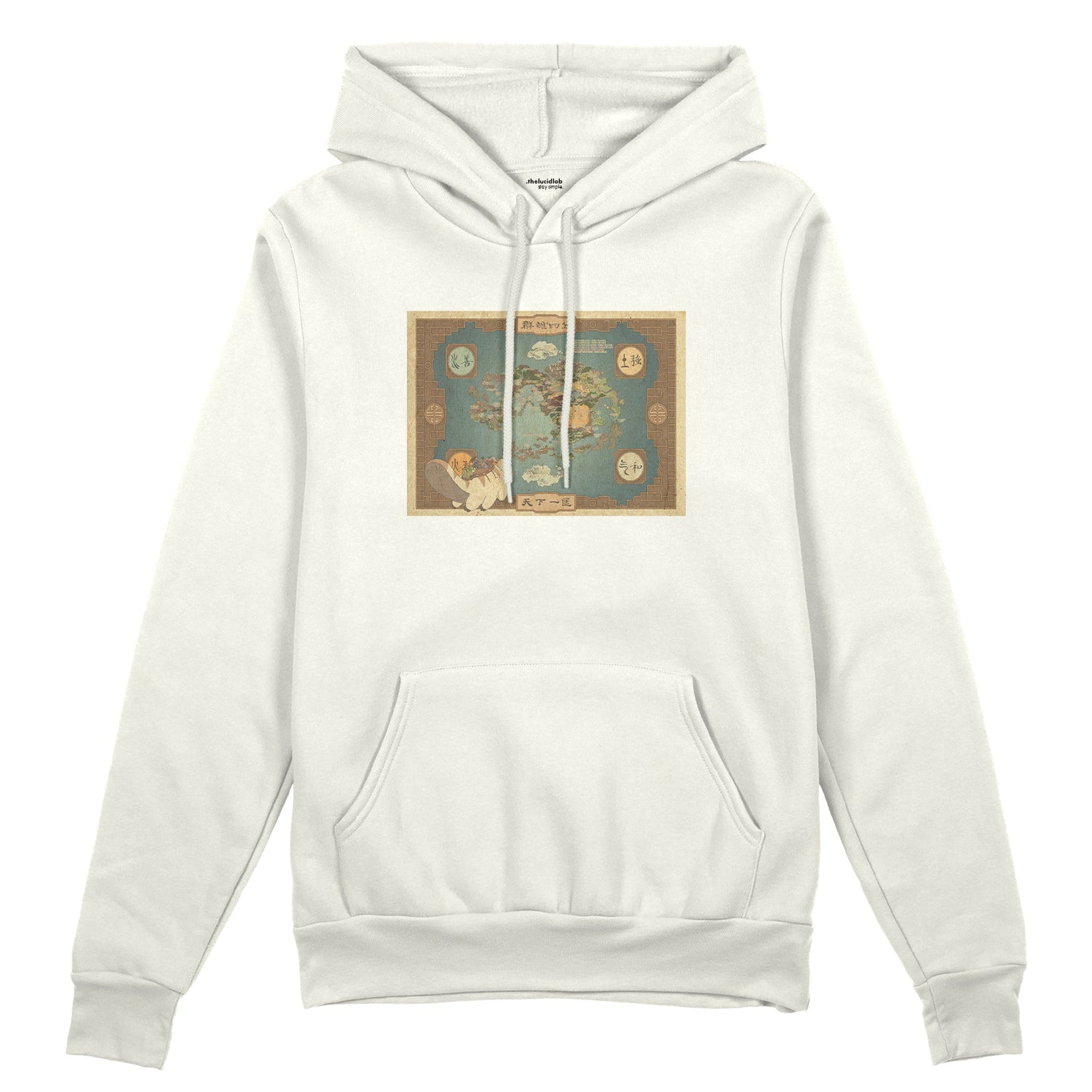 Avatar The Last Airbender Map Oversize Hoodie