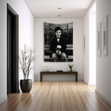 Charlie Chaplin with Flower Duvar Örtüsü