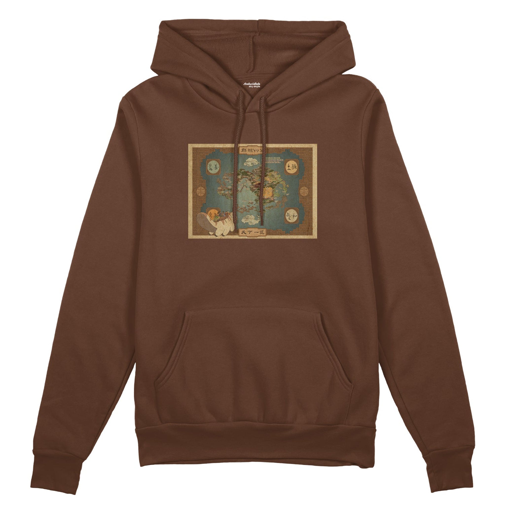 Avatar The Last Airbender Map Oversize Hoodie