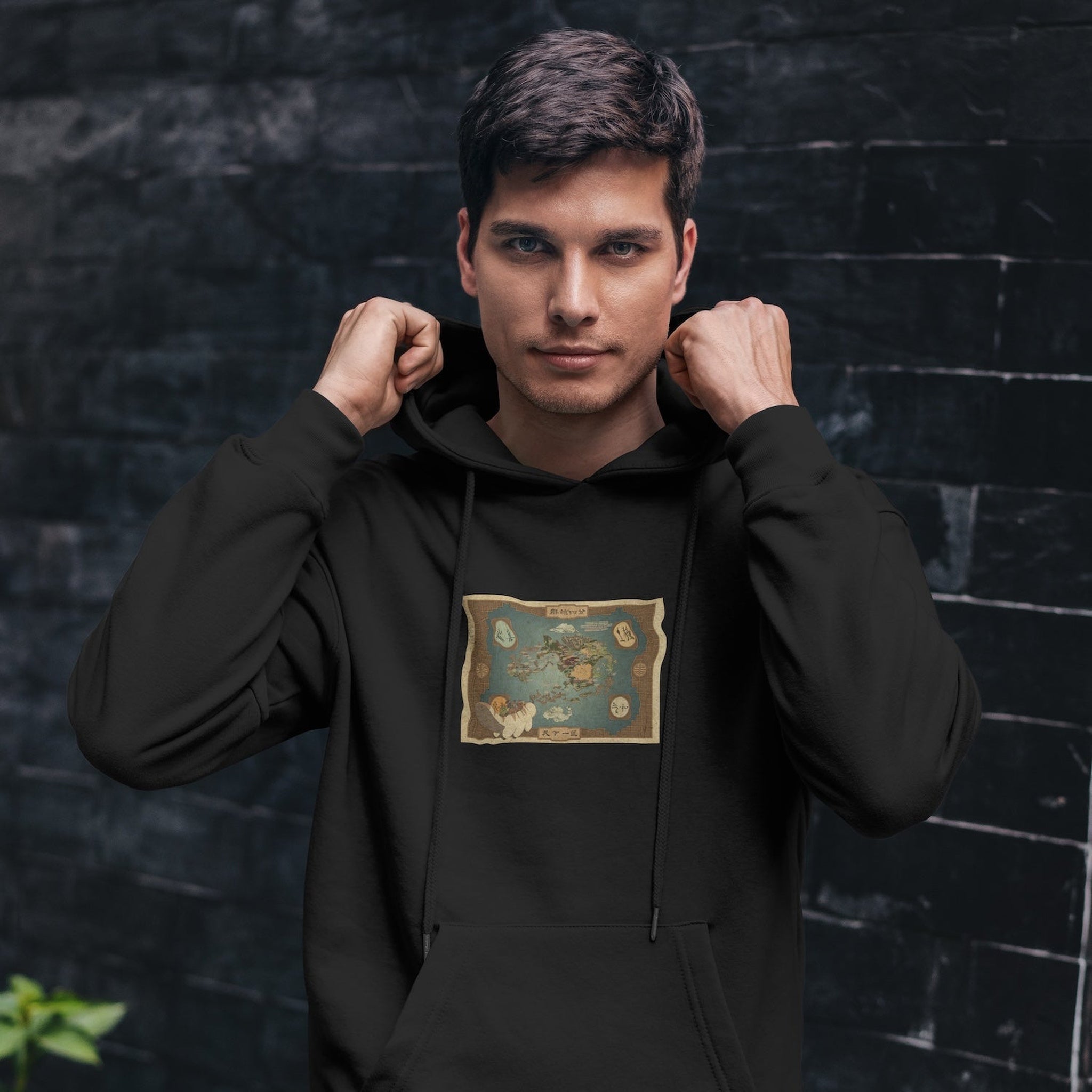 Avatar The Last Airbender Map Oversize Hoodie
