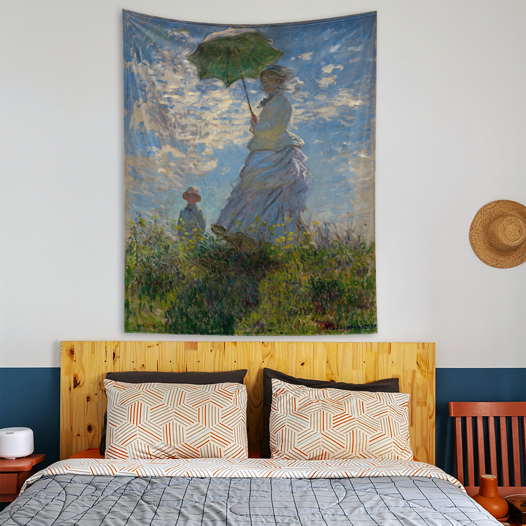 La Promenade / Monet Duvar Örtüsü