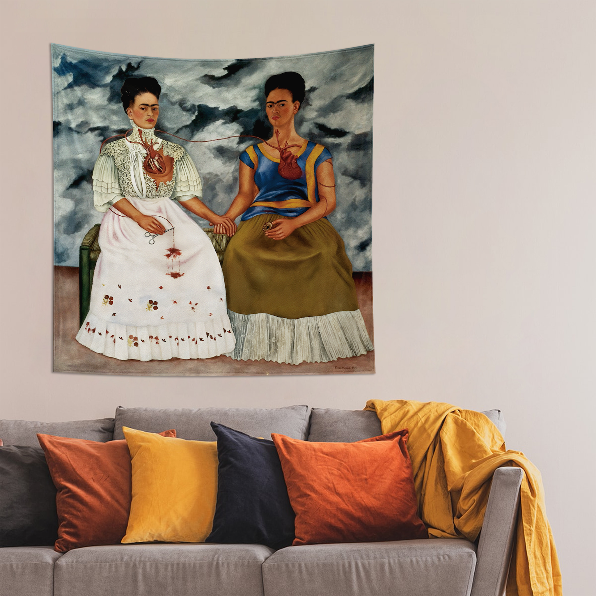 Two Fridas Duvar Örtüsü