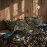 Hypnotic & Gold Mandala Çift Taraflı Nevresim Takımı