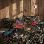 Hypnotic & Gold Mandala Çift Taraflı Nevresim Takımı