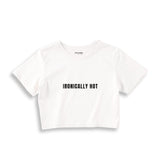 Ironically Hot Crop Tişört