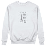 Fender Stratocaster Gitar Sweatshirt