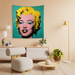 Andy Warhol / Marilyn Monroe Blue Duvar Örtüsü