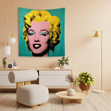 Andy Warhol / Marilyn Monroe Blue Duvar Örtüsü