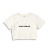 Ironically Hot Crop Tişört