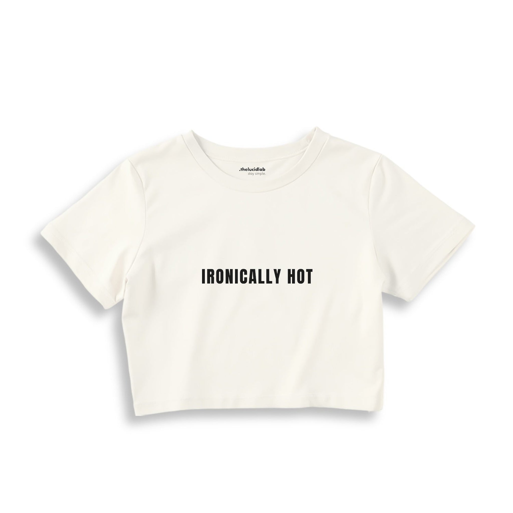 Ironically Hot Crop Tişört