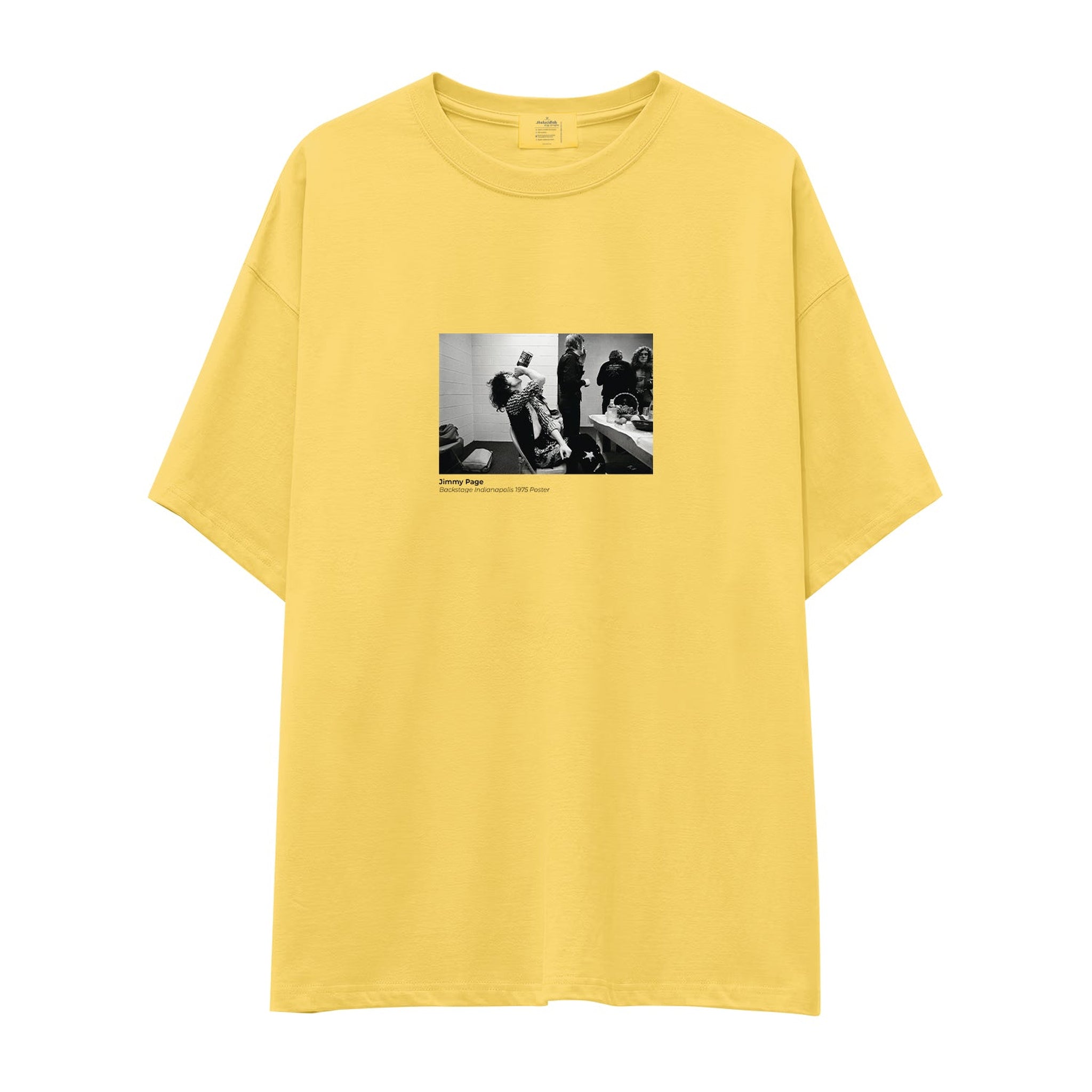 Jimmy Page Backstage Indianapolis 1975 Oversize Tişört