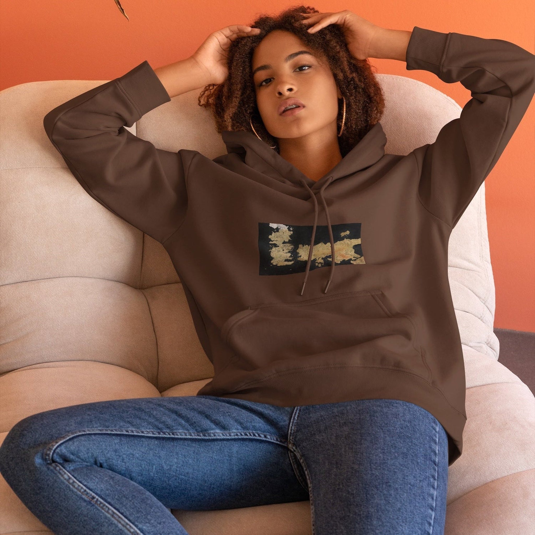 Game Of Thrones Map Oversize Hoodie