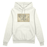 Yüzüklerin Efendisi Orta Dünya Haritası - Lord Of The Rings Oversize Hoodie