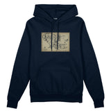 Yüzüklerin Efendisi Orta Dünya Haritası - Lord Of The Rings Oversize Hoodie