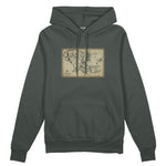 Yüzüklerin Efendisi Orta Dünya Haritası - Lord Of The Rings Oversize Hoodie