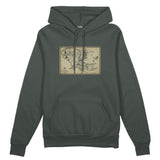 Yüzüklerin Efendisi Orta Dünya Haritası - Lord Of The Rings Oversize Hoodie