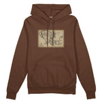 Yüzüklerin Efendisi Orta Dünya Haritası - Lord Of The Rings Oversize Hoodie