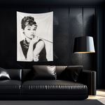 Audrey Hepburn Duvar Örtüsü