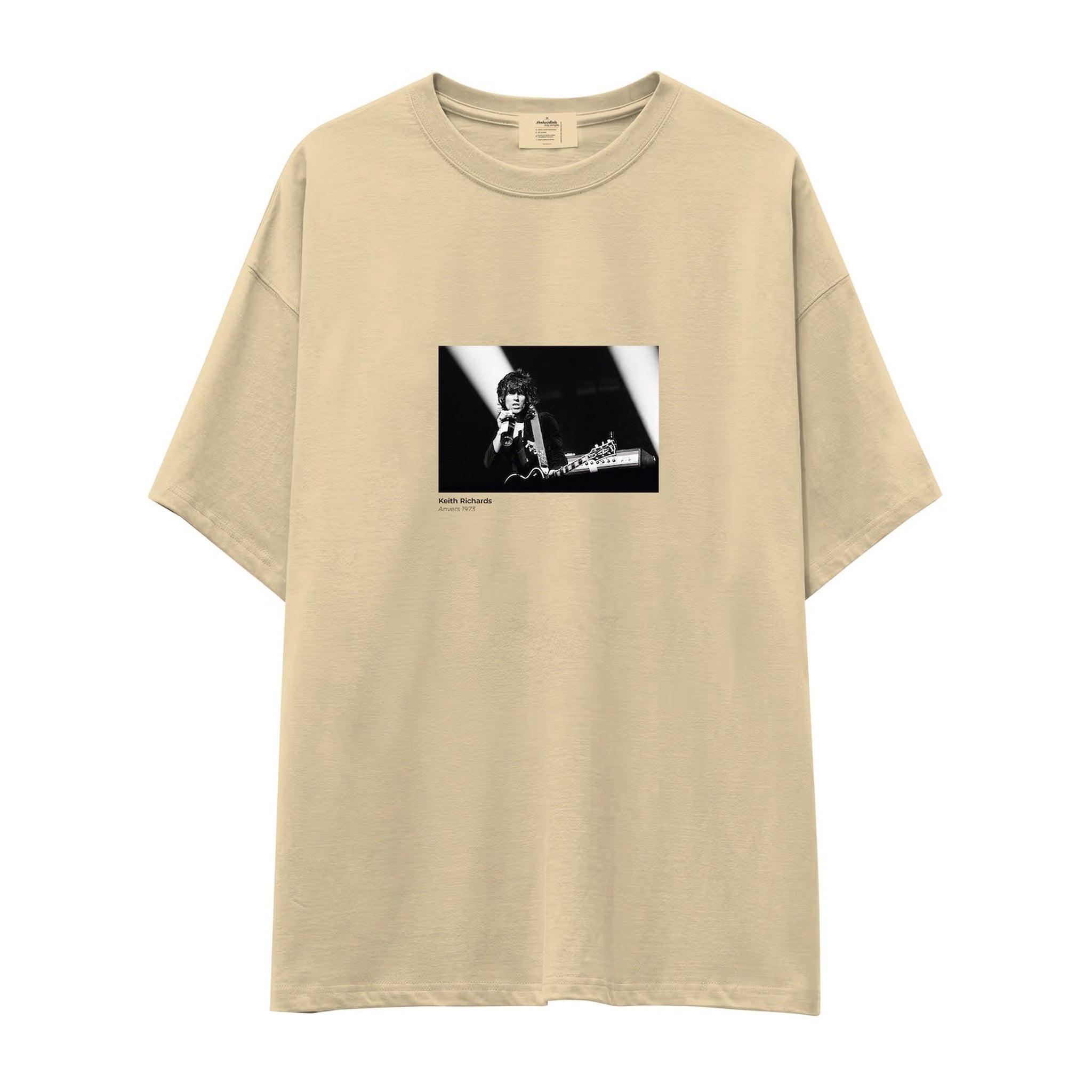 Keith Richards Anvers 1973 Oversize Tişört