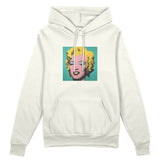 Andy Warhol / Marilyn Monroe Blue Oversize Hoodie