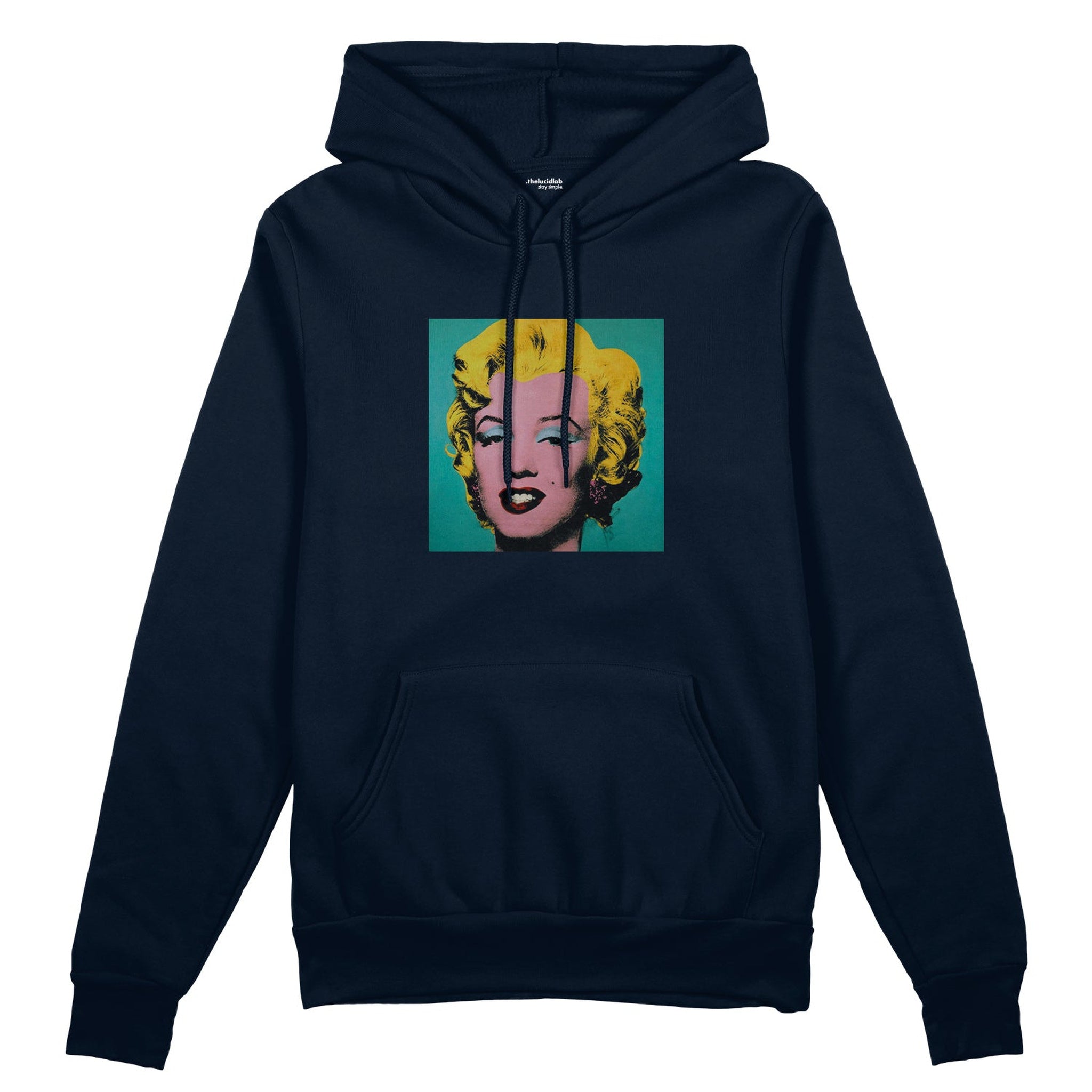 Andy Warhol / Marilyn Monroe Blue Oversize Hoodie