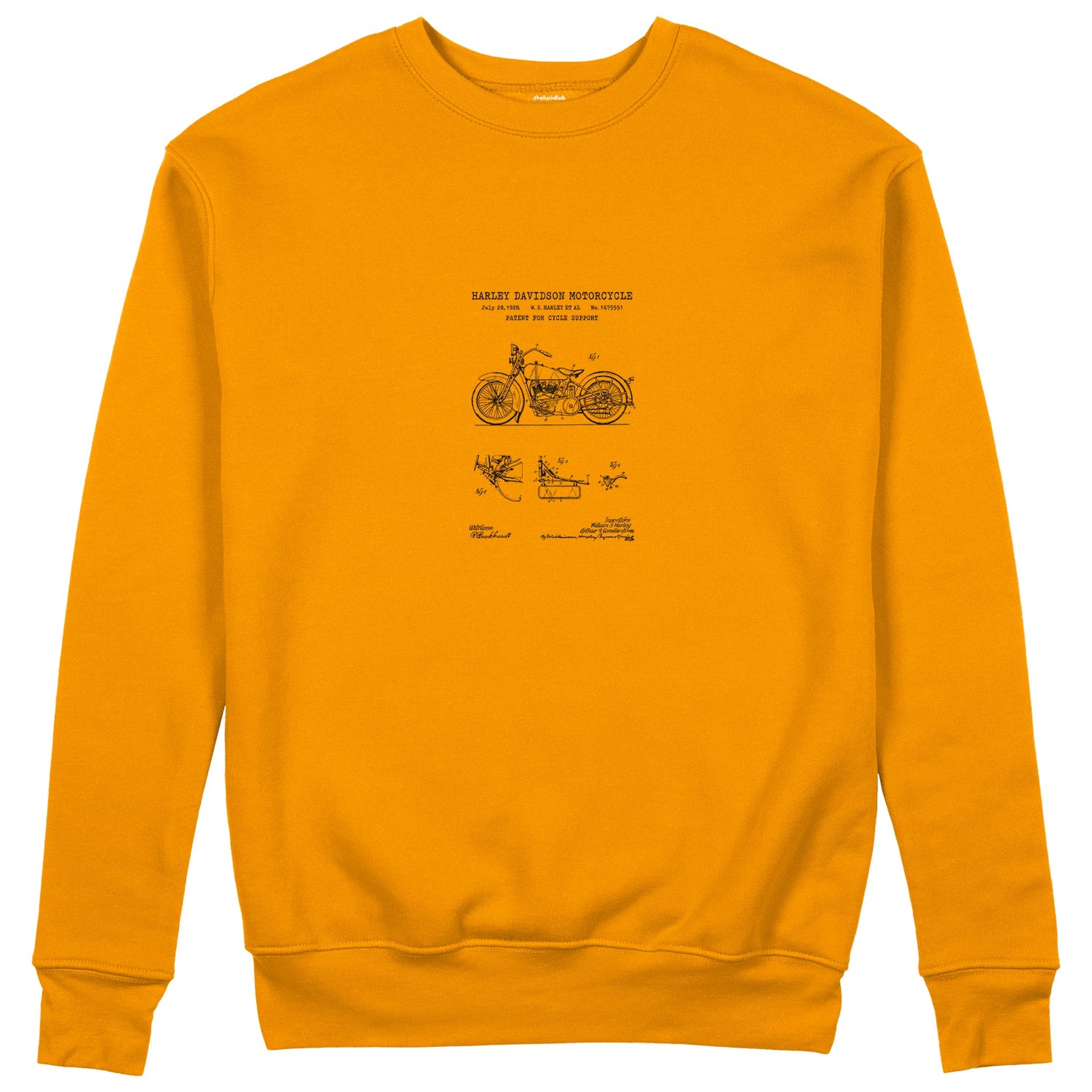 Harley Davidson Model 28B Motosiklet Sweatshirt