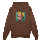Andy Warhol / Marilyn Monroe Blue Oversize Hoodie