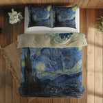 The Starry Night & Kanagawa Oki Nami Ura Çift Taraflı Nevresim Takımı