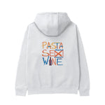 Pasta Sex Wine Hoodie - Beyaz - arka görünüm