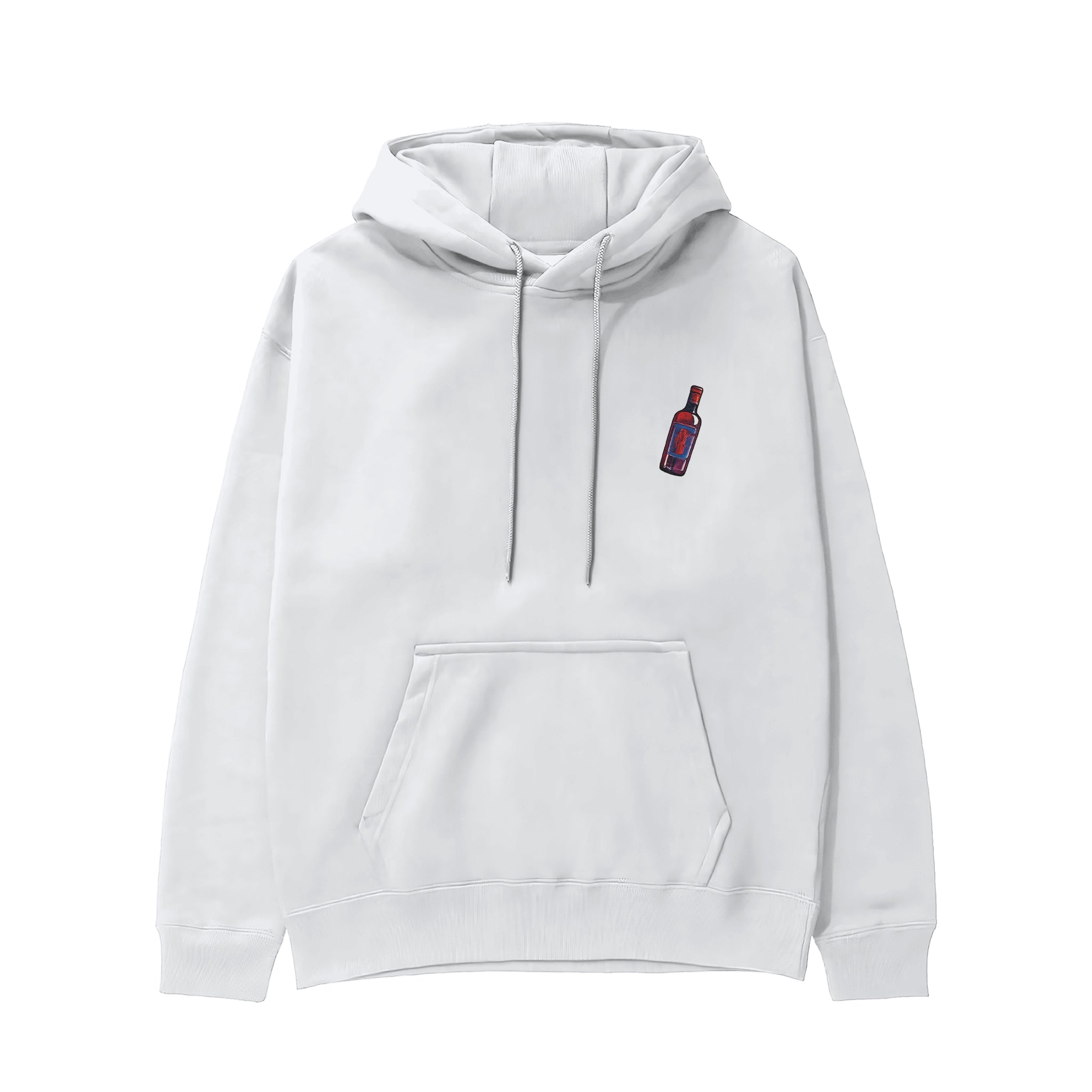 Pasta Sex Wine Hoodie - Beyaz - ön görünüm