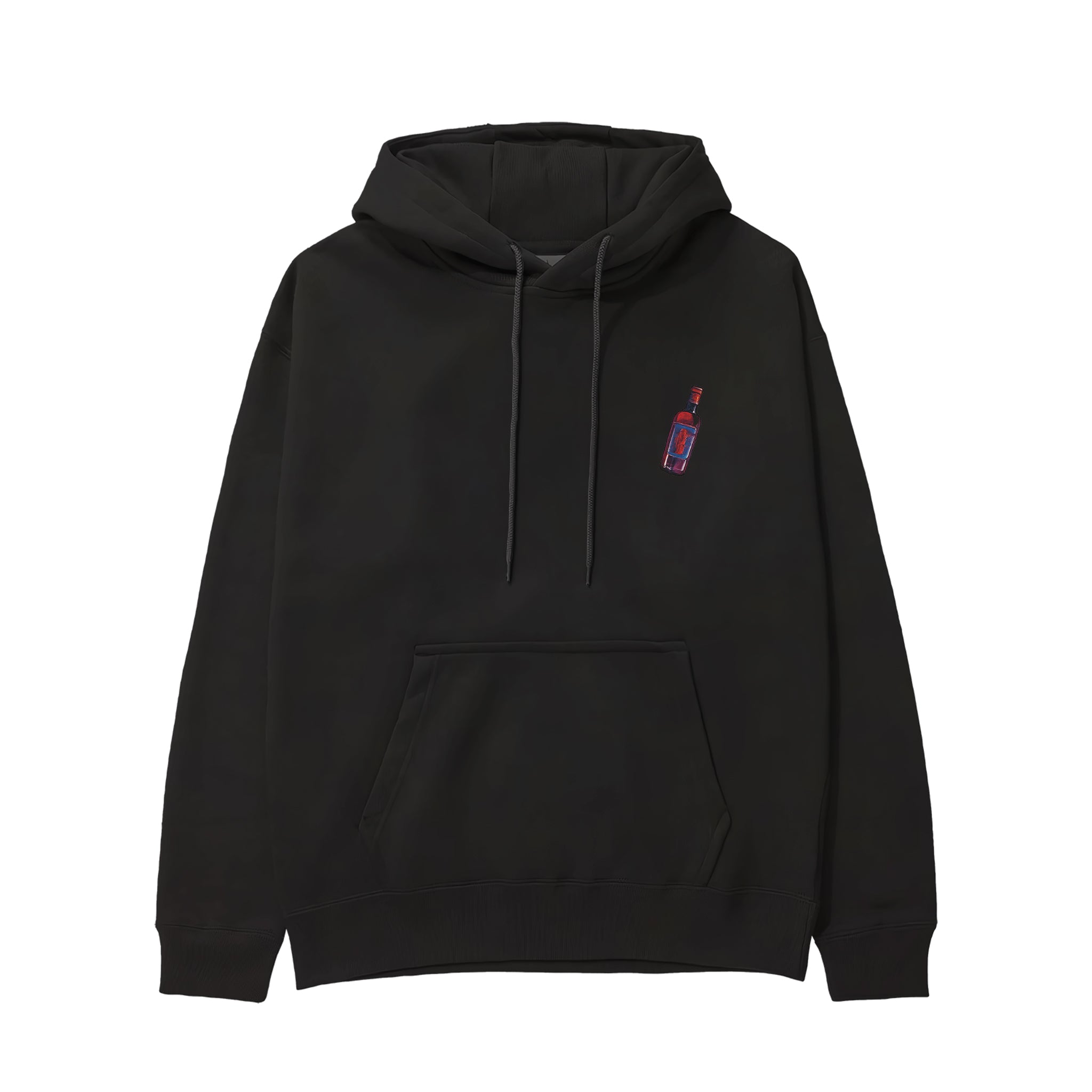Pasta Sex Wine Hoodie - Siyah - ön görünüm